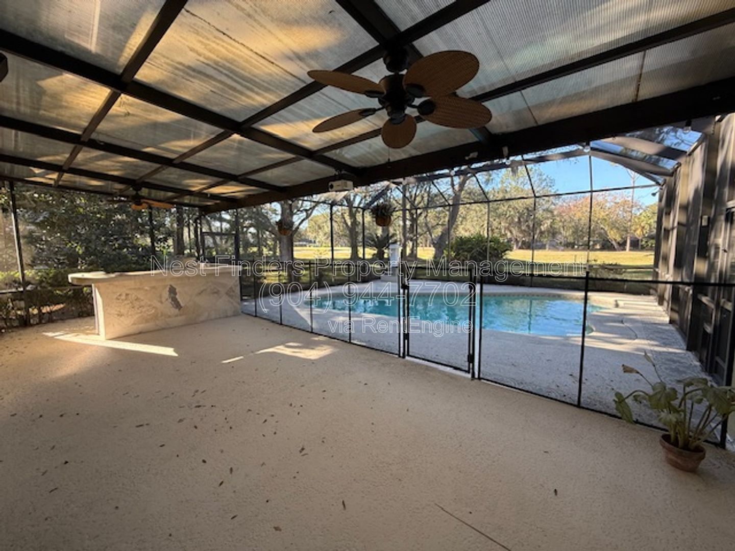Spacious POOL home with golf course views for rent!! property image