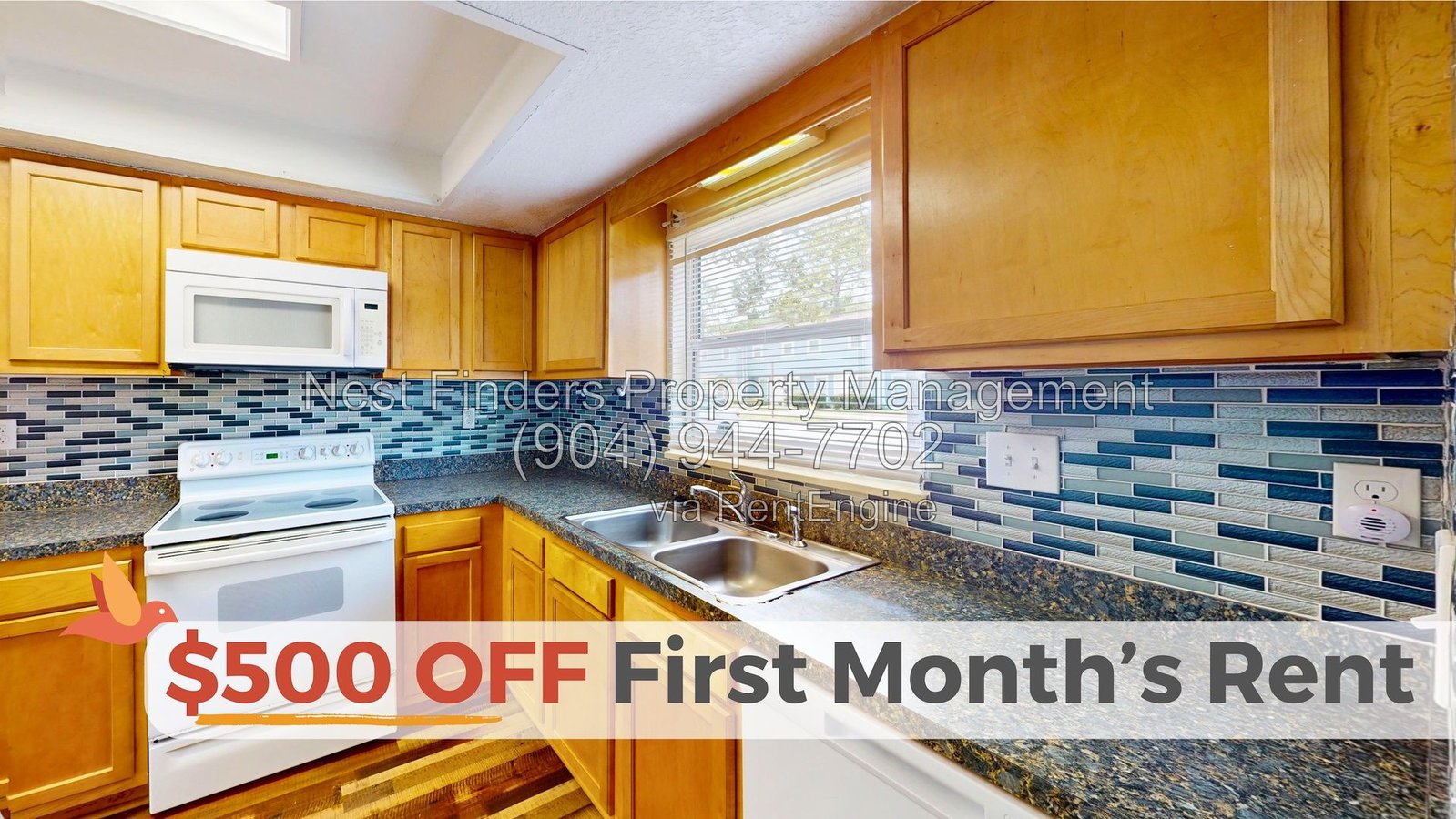Nice 2-bedroom, 1.5-bathroom townhome for rent in Shadow Wood, offering over 1,100 square feet of living space property image
